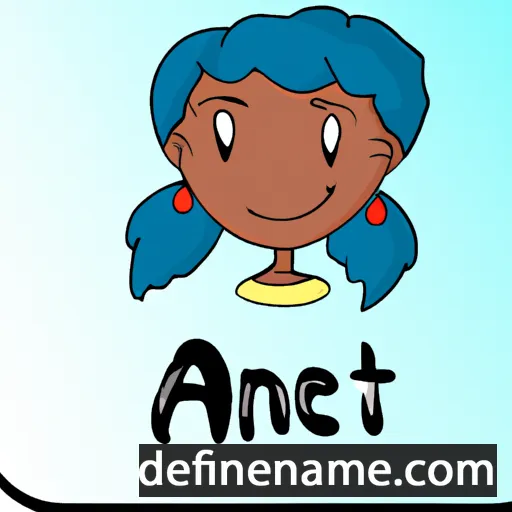 cartoon of the name Anite