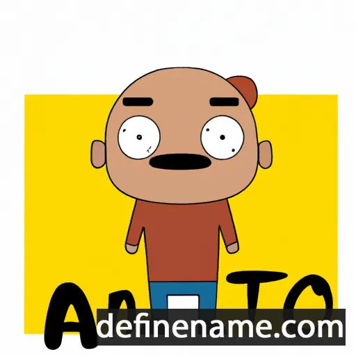 cartoon of the name Anito