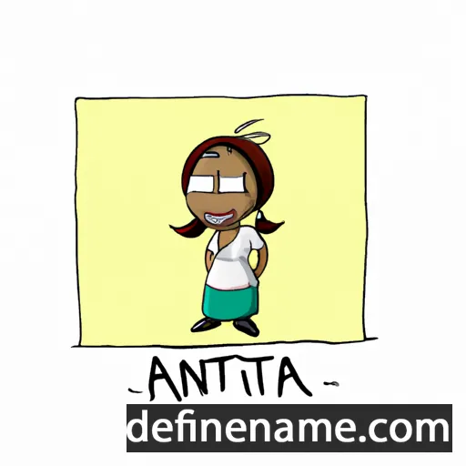 Anitra cartoon