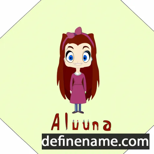 cartoon of the name Aniula