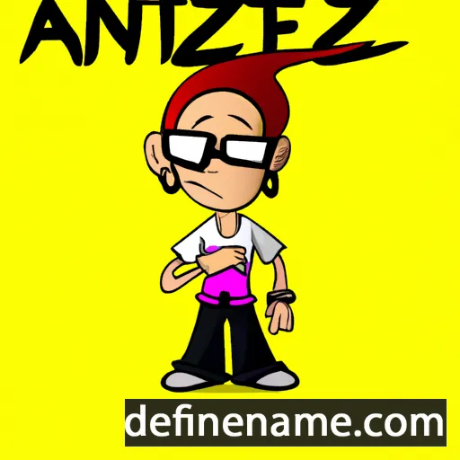 cartoon of the name Anizeto