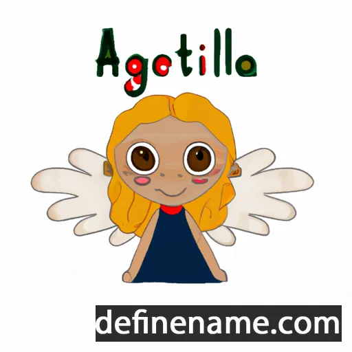 cartoon of the name Anjelita