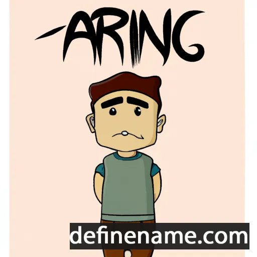 cartoon of the name Anjir