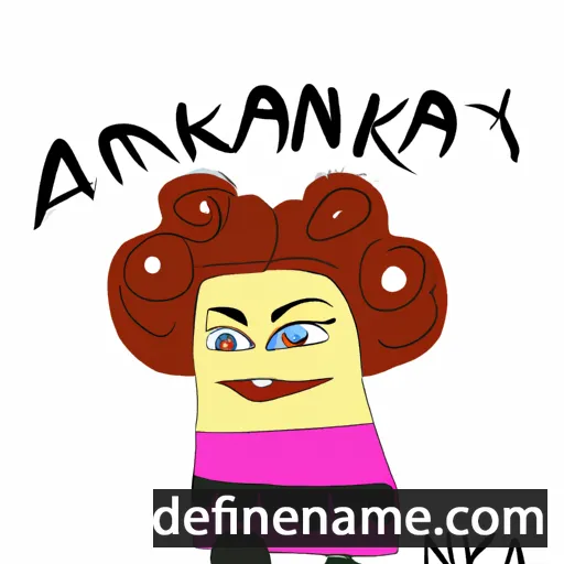 cartoon of the name Anka-ny