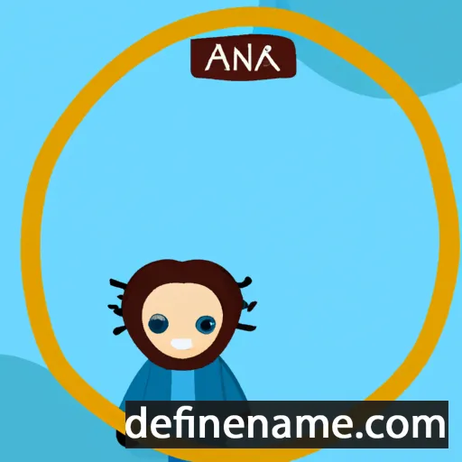 cartoon of the name Anka