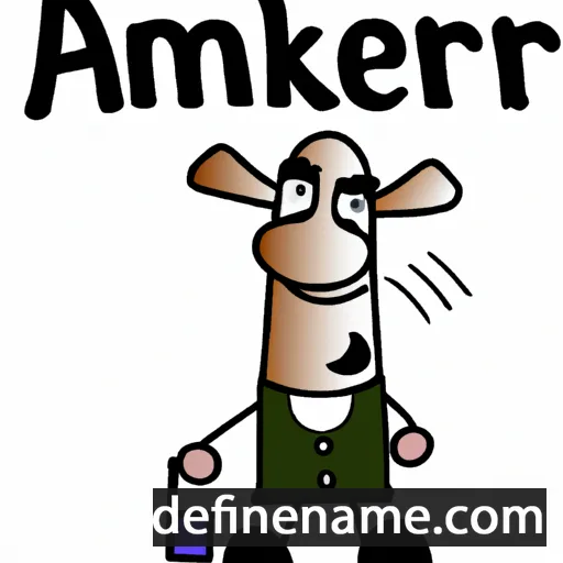 cartoon of the name Ankær