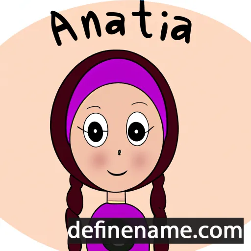 cartoon of the name Ankatrīna