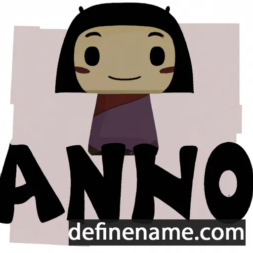 cartoon of the name Anko