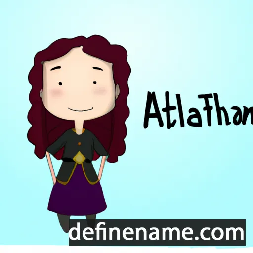 cartoon of the name Anlaith