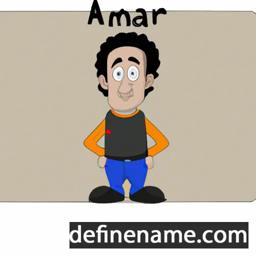 cartoon of the name Anmar