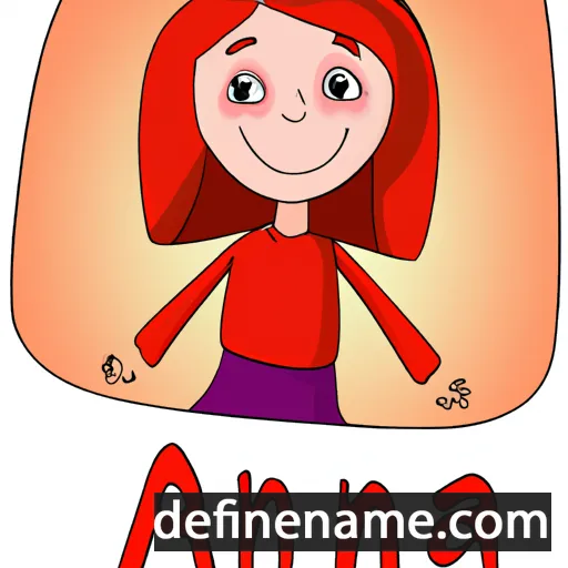 cartoon of the name Anna