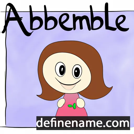 cartoon of the name Annabell