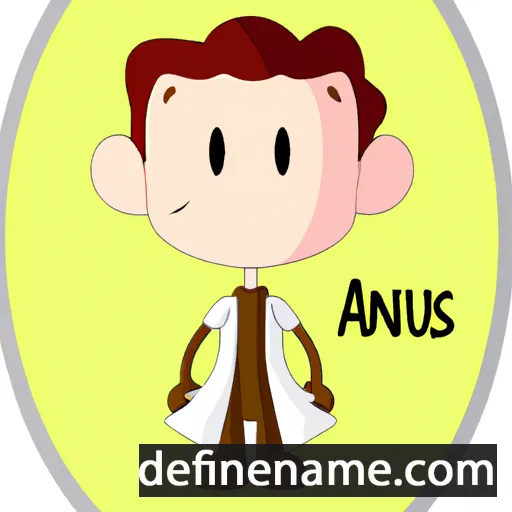 cartoon of the name Annæus