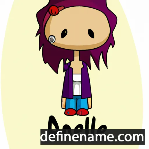 cartoon of the name Annael