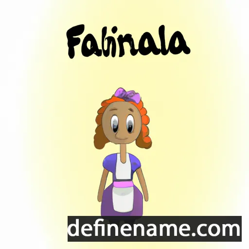 cartoon of the name Annafila