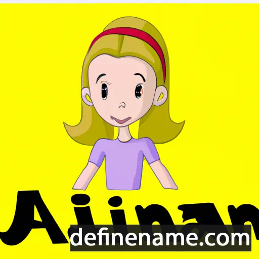 cartoon of the name Annajill