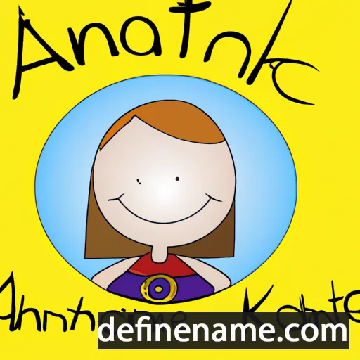 cartoon of the name Annakate