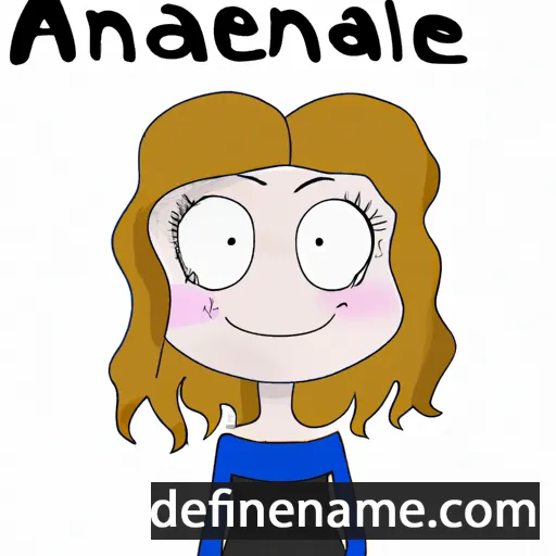 cartoon of the name Annalea