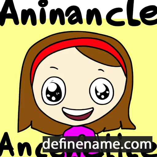 cartoon of the name Annaleece