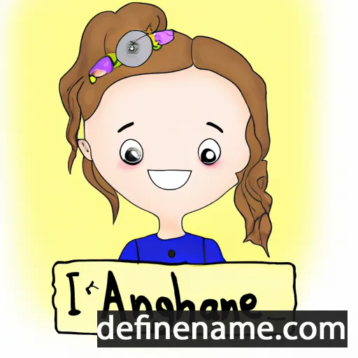 cartoon of the name Annaleigh