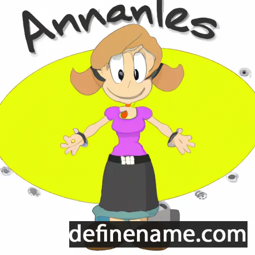 cartoon of the name Annalies