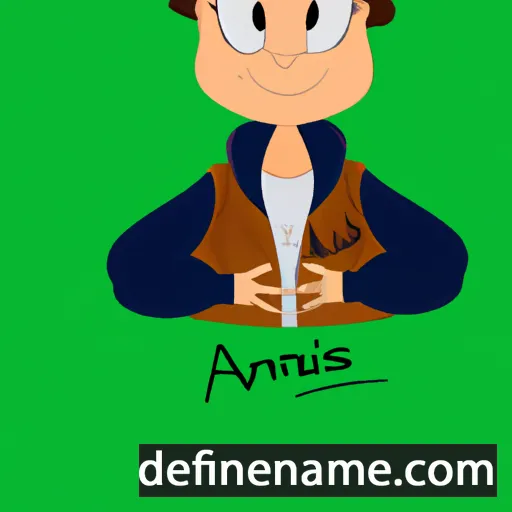 cartoon of the name Annalis