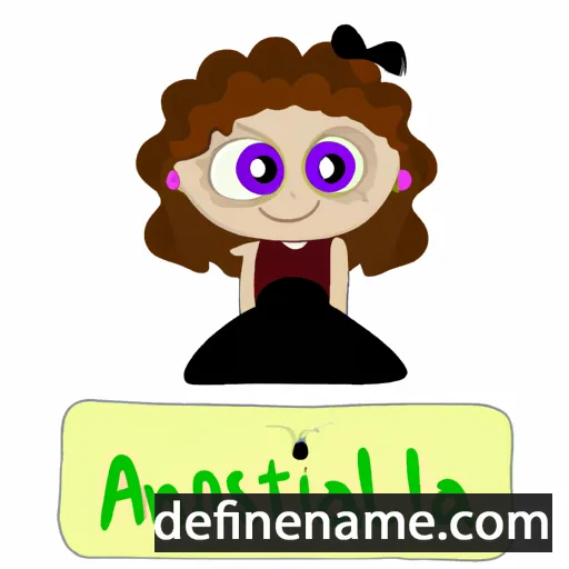 cartoon of the name Annalisia