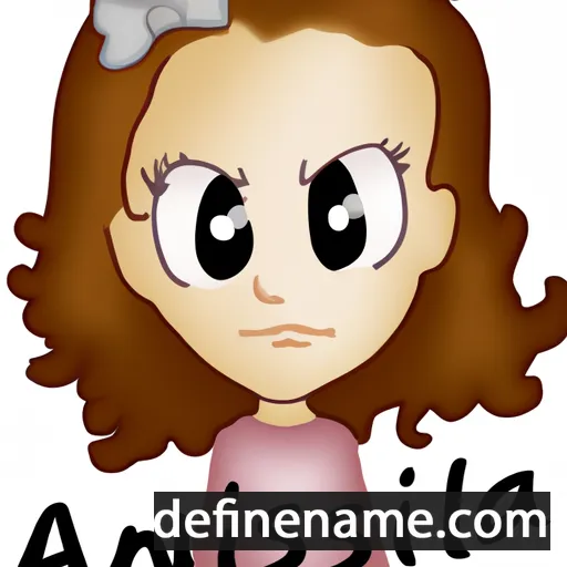 cartoon of the name Annalissa