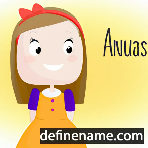 cartoon of the name Annalouisa