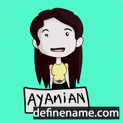 cartoon of the name Annalynn