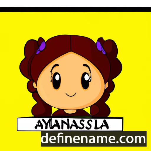 cartoon of the name Annalysa