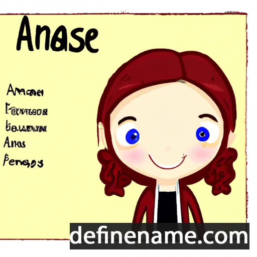 cartoon of the name Annalyse