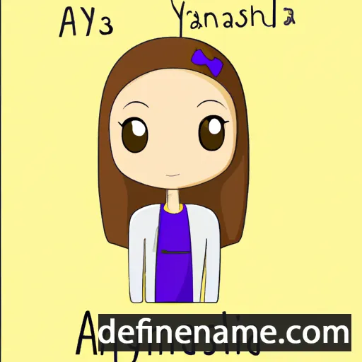 cartoon of the name Annalysia