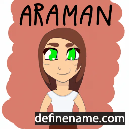 cartoon of the name Annamari