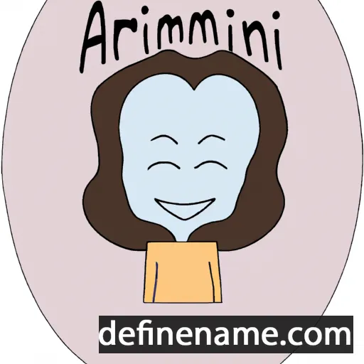 cartoon of the name Annamirl