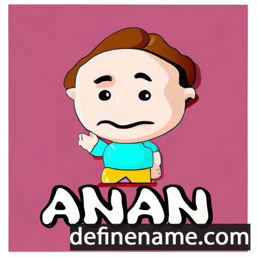 cartoon of the name Annan