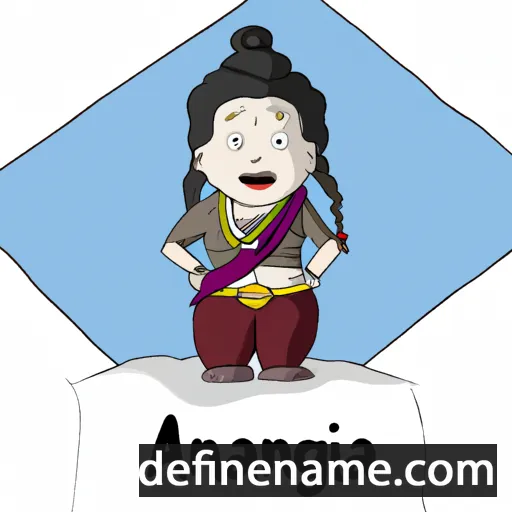 cartoon of the name Annapurna