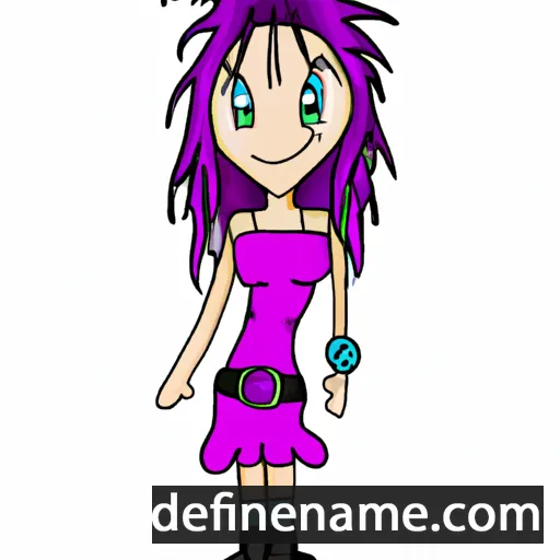 cartoon of the name Annarae