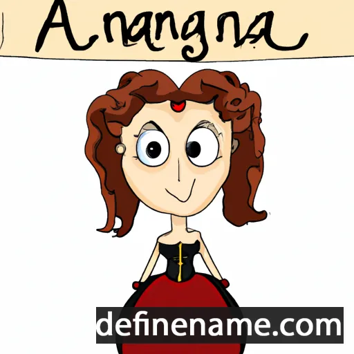 Annaregina cartoon