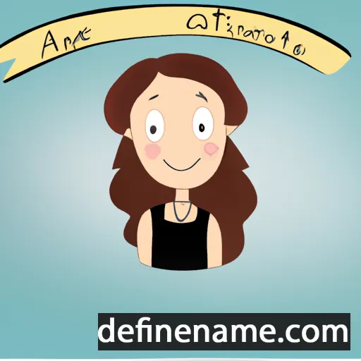 cartoon of the name Annasette