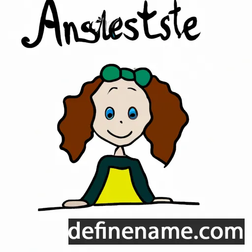 Annastelle cartoon