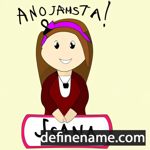 cartoon of the name Annaszófia