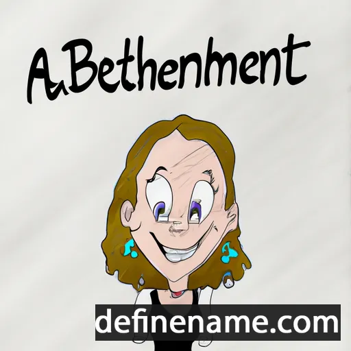 cartoon of the name Annebeth