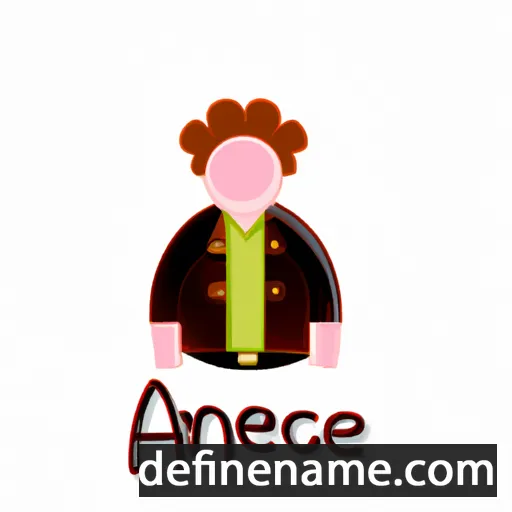 cartoon of the name Annecote