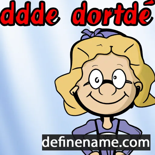 Annedorthe cartoon