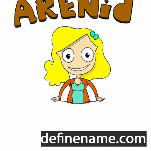 cartoon of the name Annefrid