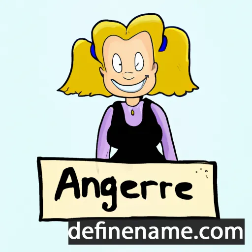 cartoon of the name Annegrete