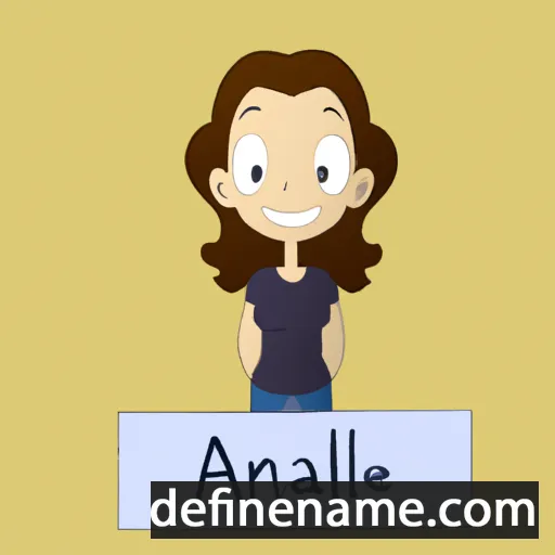 cartoon of the name Annela