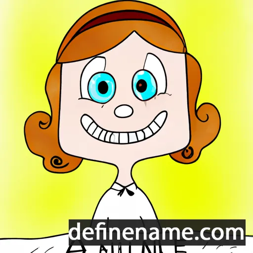 cartoon of the name Annelin