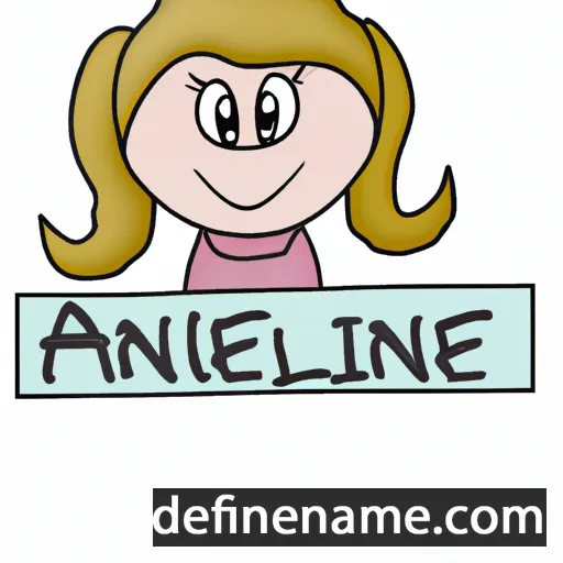 cartoon of the name Anneline